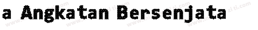 a Angkatan Bersenjata字体转换